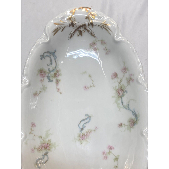 Antique Haviland Limoges The Princess France Oval Pickle Dish - Picture 7 of 7